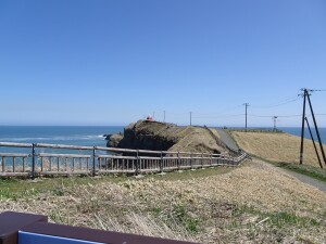 4日目　駐車場からは歩いて霧多布岬先端へ